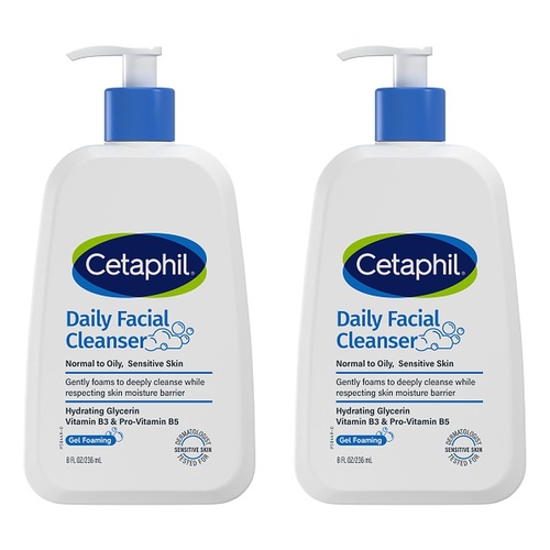 Cetaphil Daily Facial Cleanser 236mL x 3 Bundle of 2