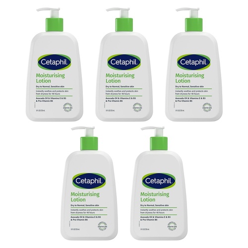 Cetaphil Moisturising Lotion 237mL Pack of 5