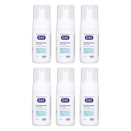 E45 Itch Recovery Coolmousse 100mL Pack of 6