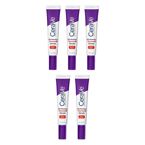 CeraVe Skin Renewing Vitamin C Serum 30mL Pack of 5