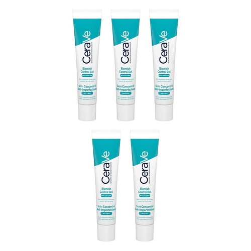 CeraVe Acne Blemish Control Gel 40mL Pack of 5