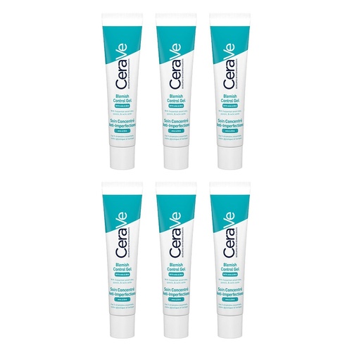 CeraVe Acne Blemish Control Gel 40mL Pack of 6
