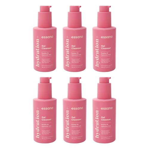 Essano Hydration+ Gel Cleanser 140mL Pack of 6