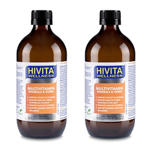 Hivita Multivitamin Oral Liquid 500mL Pack of 2