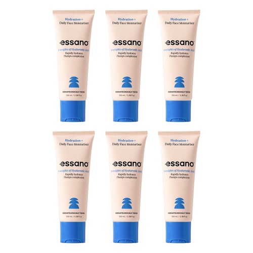 Essano Hydration+ Daily Facial Moisturiser 100mL Pack of 6