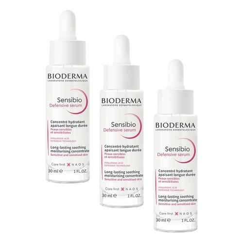 Bioderma Sensibio Soothing Defensive Serum 30mL Pack of 3