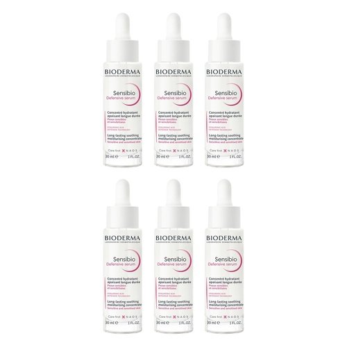 Bioderma Sensibio Soothing Defensive Serum 30mL Pack of 6