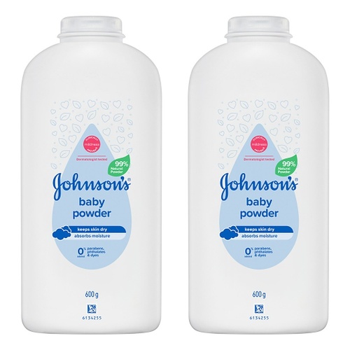 Johnson's Baby Powder 600g x 4 Bundle of 2