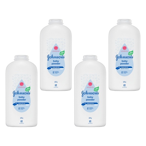 Johnson's Baby Powder 600g x 4 Bundle of 4
