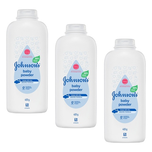 Johnson's Baby Powder 400g x 4 Bundle of 3