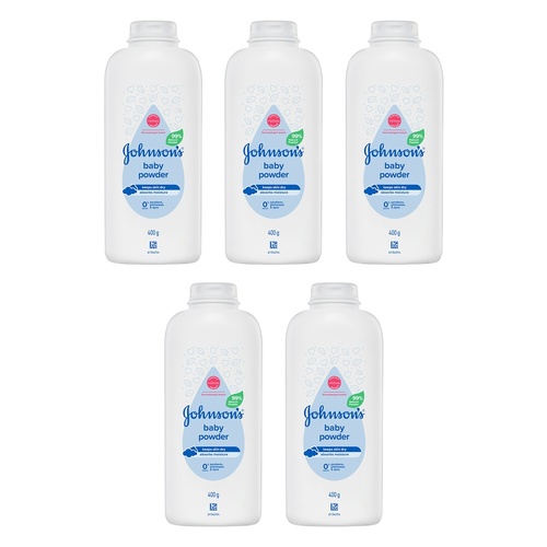 Johnson's Baby Powder 400g x 4 Bundle of 5