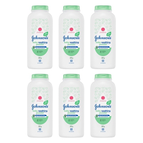 Johnson's Baby Soothing Powder 200g x 4 Bundle of 6