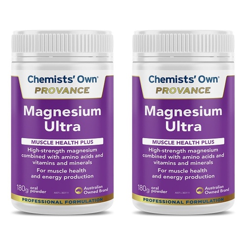 Chemists' Own Provance Magnesium Ultra Powder 180g Pack of 2