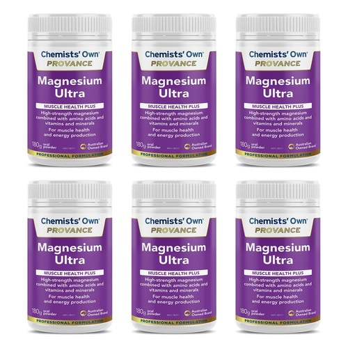 Chemists' Own Provance Magnesium Ultra Powder 180g Pack of 6