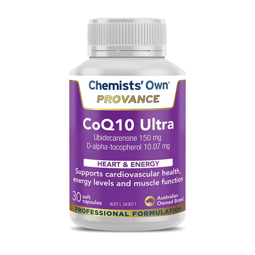 Chemists' Own Provance CoQ10 Ultra 30 Capsules