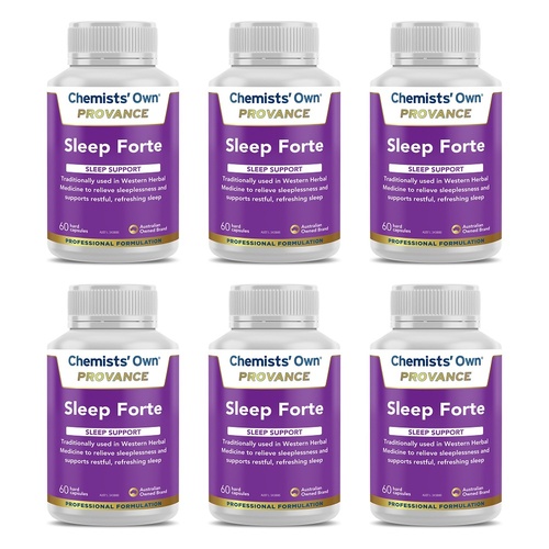 Chemists' Own Provance Sleep Forte 60 Capsules Pack of 6