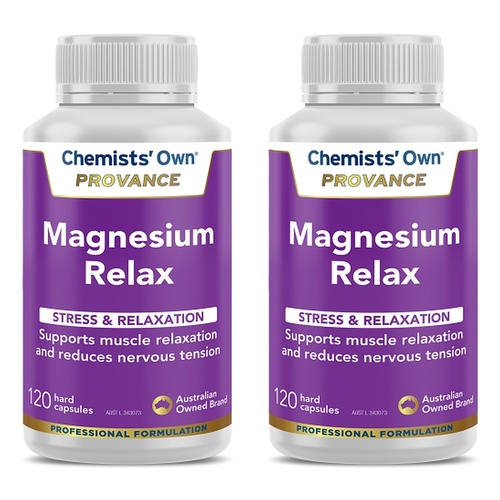 Chemists' Own Provance Magnesium Relax 120 Capsules Pack of 2