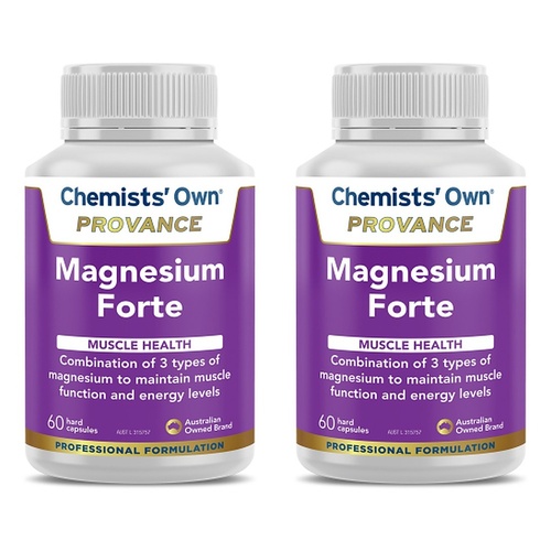 Chemists' Own Provance Magnesium Forte 60 Capsules Pack of 2