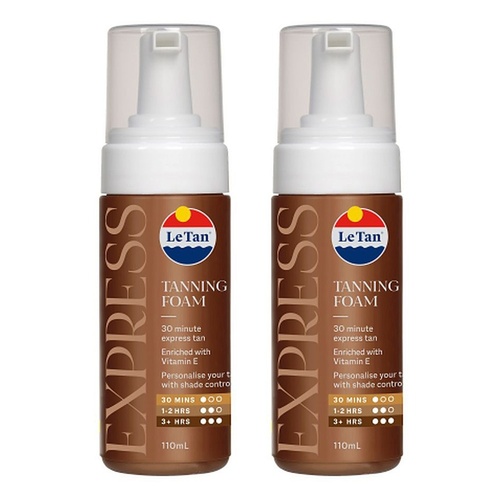 Le Tan Classic Express Tanning Foam 110mL Pack of 2