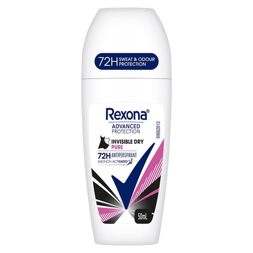 Rexona Advanced Protection 72H Antiperspirant Invisible Pure Dry 50mL