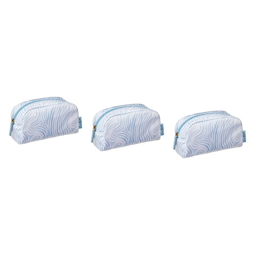 Femme Beaute Small Clutch Blue Abstract Pack of 3