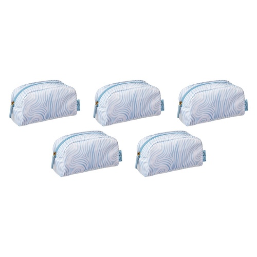Femme Beaute Small Clutch Blue Abstract Pack of 5