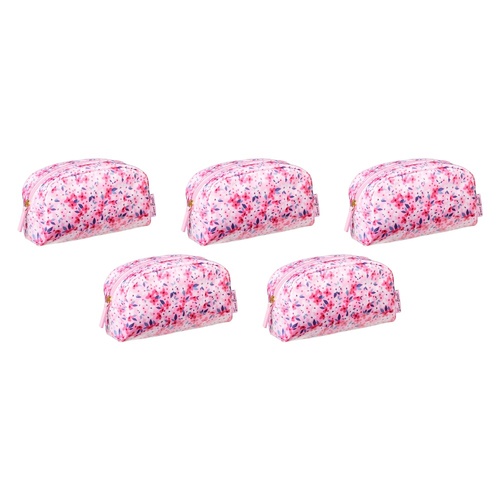 Femme Beaute Small Clutch Pink Floral Pack of 5