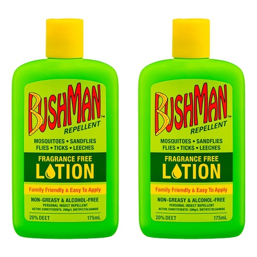 Bushman Repellent Lotion 175mL Pack of 2