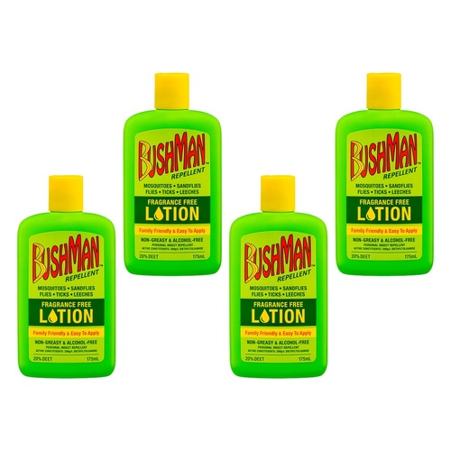 Bushman Repellent Lotion 175mL Pack of 4