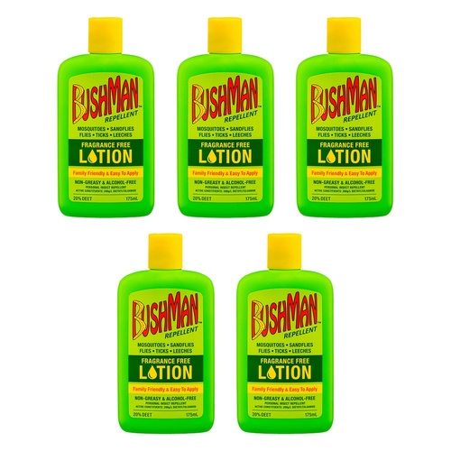 Bushman Repellent Lotion 175mL Pack of 5