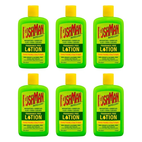 Bushman Repellent Lotion 175mL Pack of 6