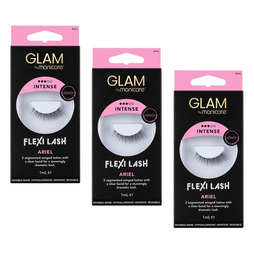 Glam by Manicare Flexi Lash Ariel Pack of 3