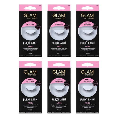 Glam by Manicare Flexi Lash Ariel Pack of 6