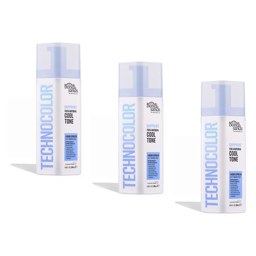Bondi Sands Sapphire Technocolor Self Tanning Foam 200mL Pack of 3