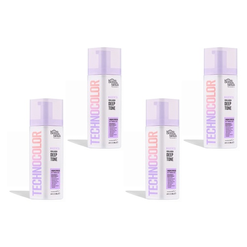 Bondi Sands Magenta Technocolor Self Tanning Foam 200mL Pack of 4