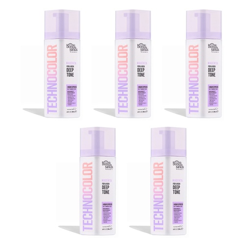 Bondi Sands Magenta Technocolor Self Tanning Foam 200mL Pack of 5