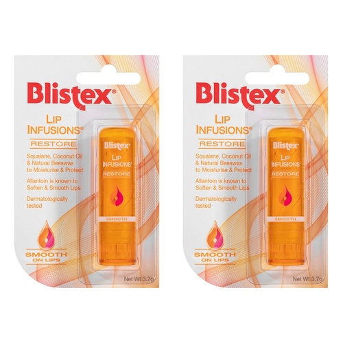 Blistex Lip Infusions Restore 3.7g Pack of 2