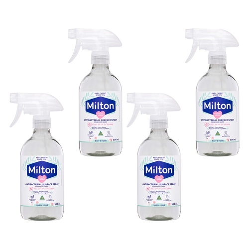 Milton Antibacterial Surface Spray 500mL Pack of 4