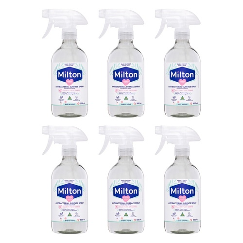 Milton Antibacterial Surface Spray 500mL Pack of 6