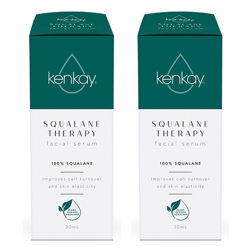 Kenkay Squalane Dry Skin Facial Serum 30mL Pack of 2