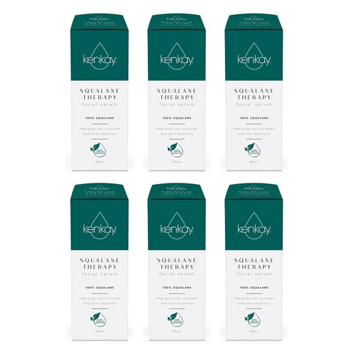 Kenkay Squalane Dry Skin Facial Serum 30mL Pack of 6
