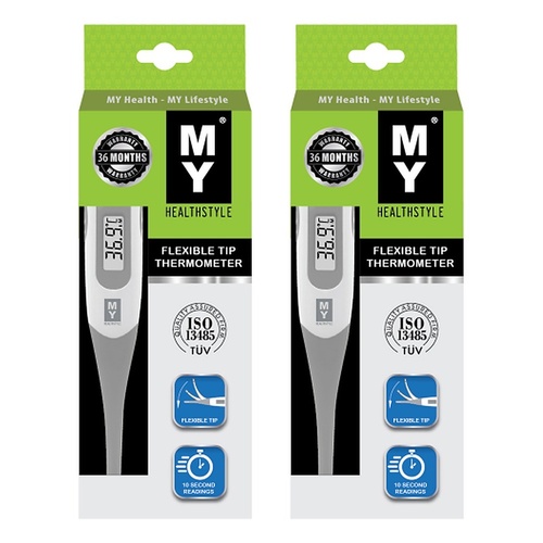 My Flexi Tip Thermometer 10 Seconds Pack of 2