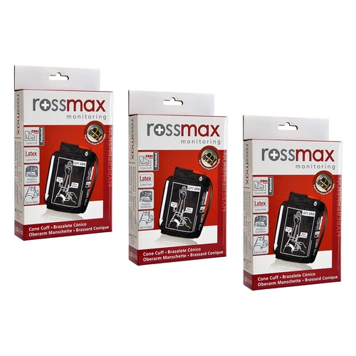 Rossmax Blood Pressure Cuff Large 34-46cm Pack of 3