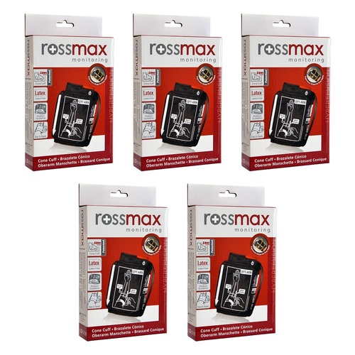 Rossmax Blood Pressure Cuff Large 34-46cm Pack of 5