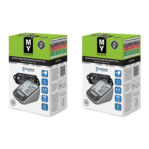 MY Healthstyle Blood Pressure Monitor Smart Pro Pack of 2