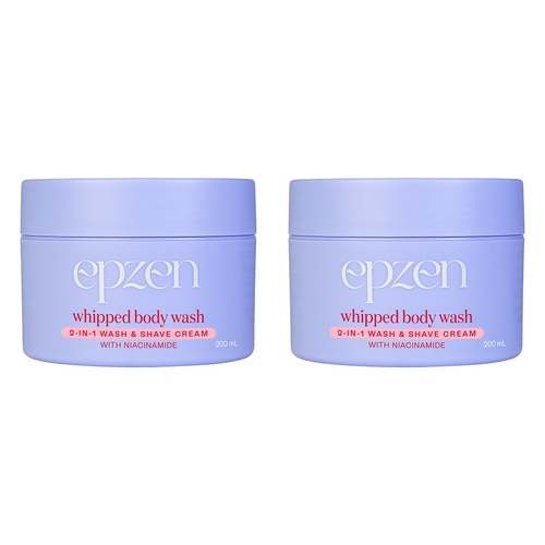 EpZen Whipped Body and Shave Wash 200mL Pack of 2