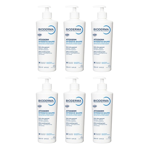 Bioderma Atoderm Intensive Baume Barrier-Replenishing Moisturiser Pack of 6