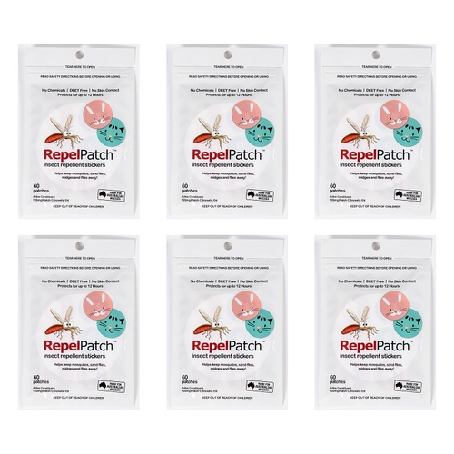 BitePatch Repel Patch 60 Pack x 15 Bundle of 6