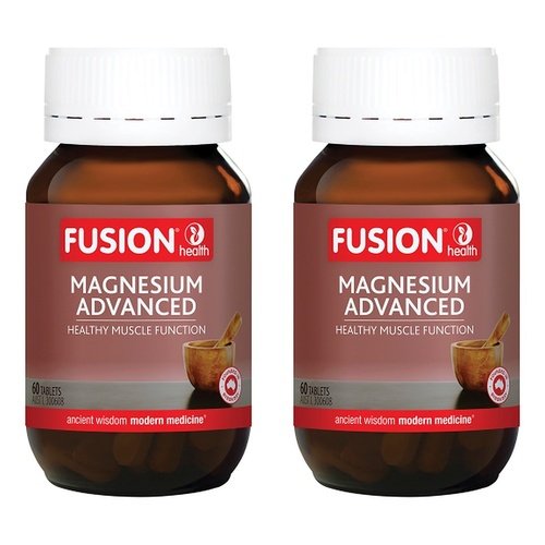 Fusion Health Magnesium Advanced 60 Tablets Pack of 2