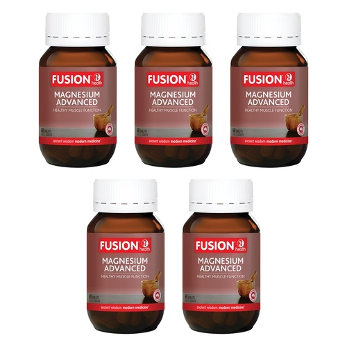 Fusion Health Magnesium Advanced 60 Tablets Pack of 5
